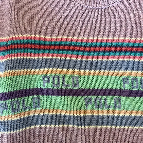 PUFF-SLEEVE POLO SWEATER - Picture 6 of 8